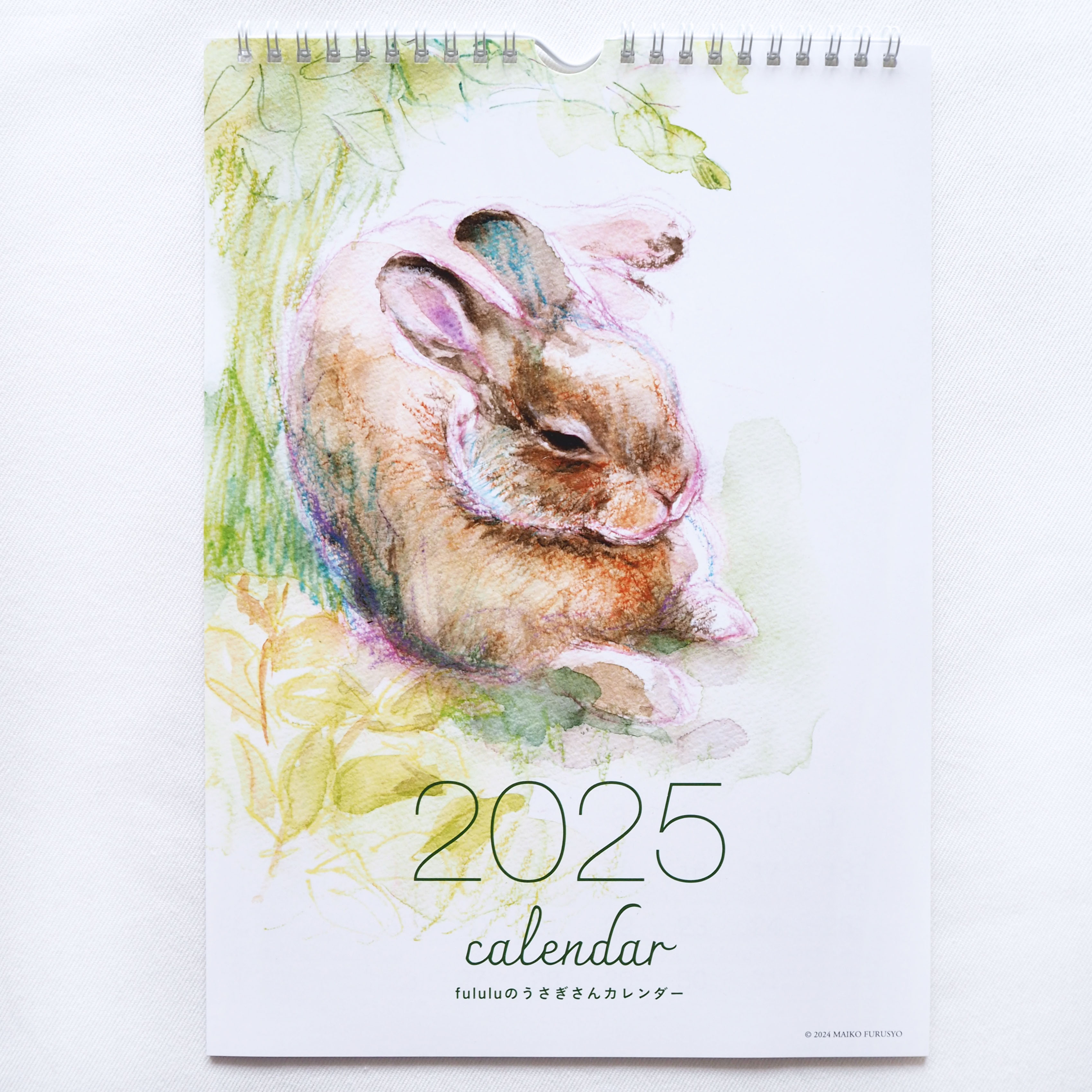 「2025fululuのうさぎさんカレンダー壁掛け」入荷時期のお知らせ
