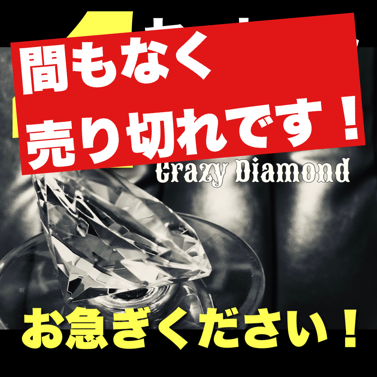 【間もなく売り切れです！】