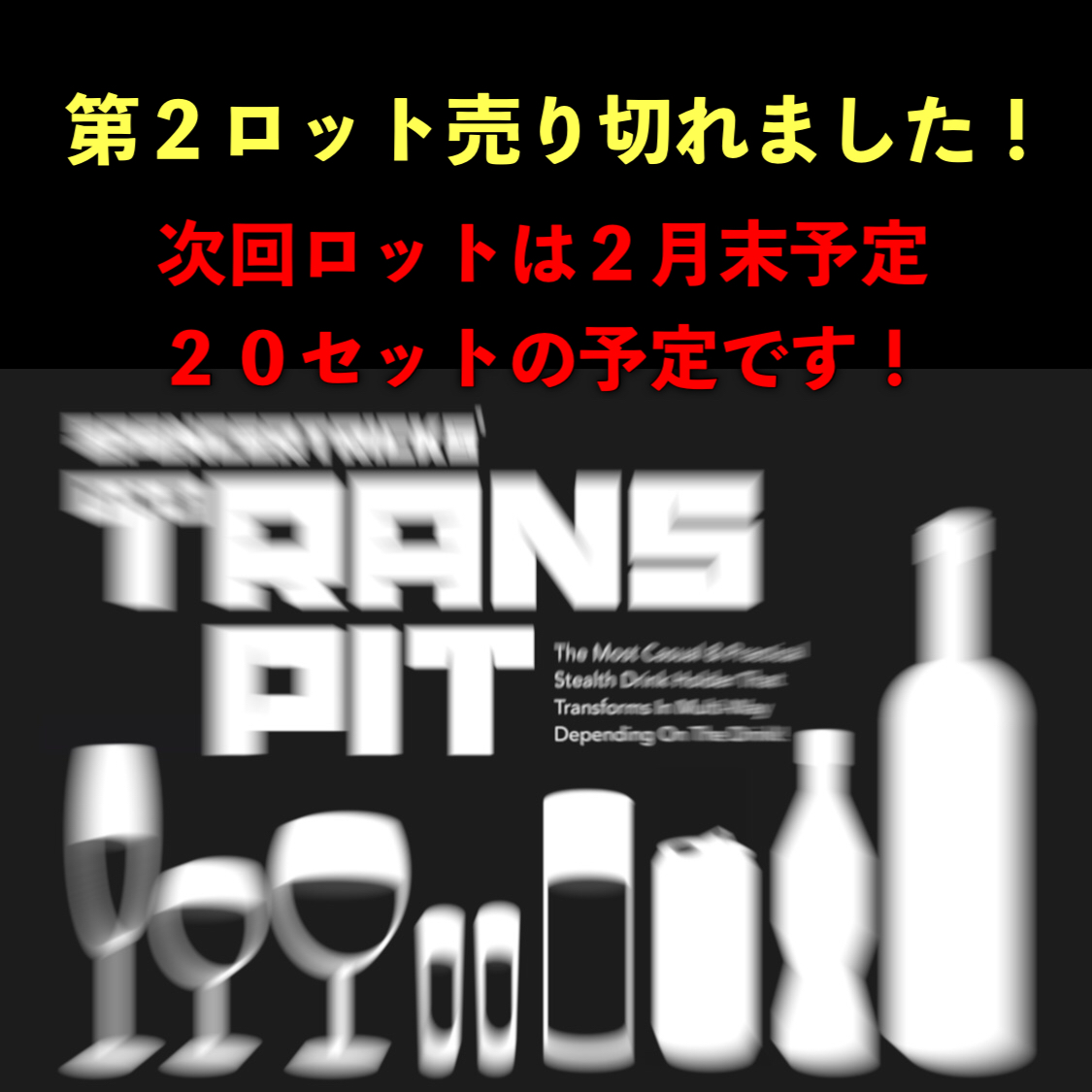 売り切れました！次回ロットは２０セットの予定、早い者勝ちです！
