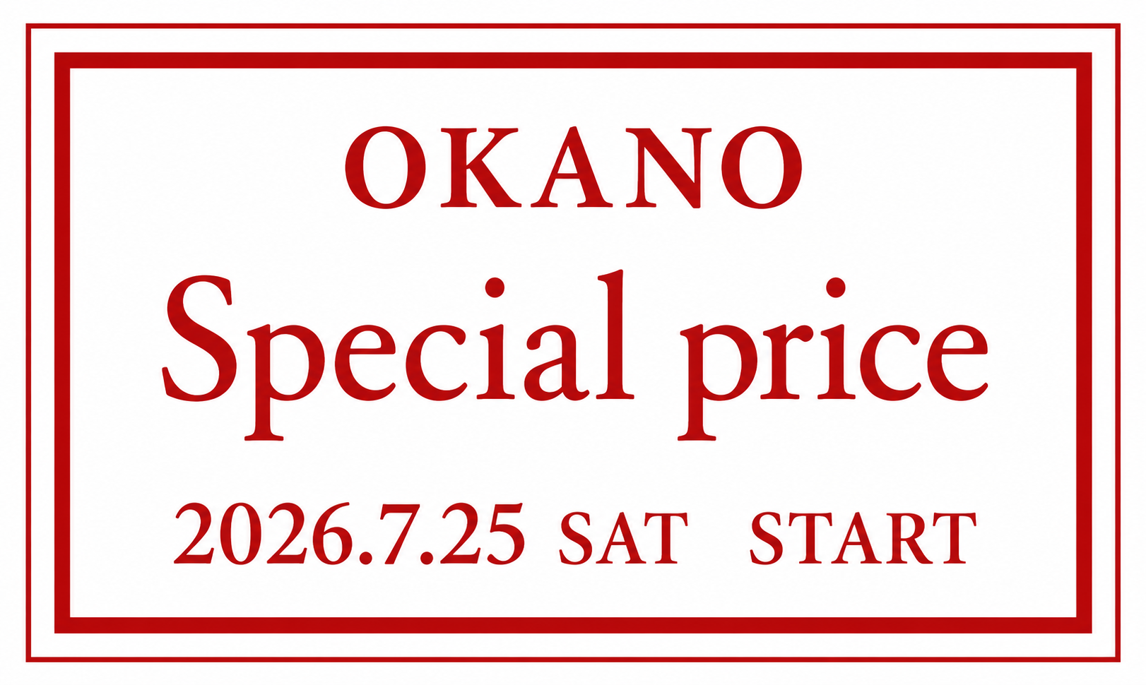 ✨Special price 開催中✨