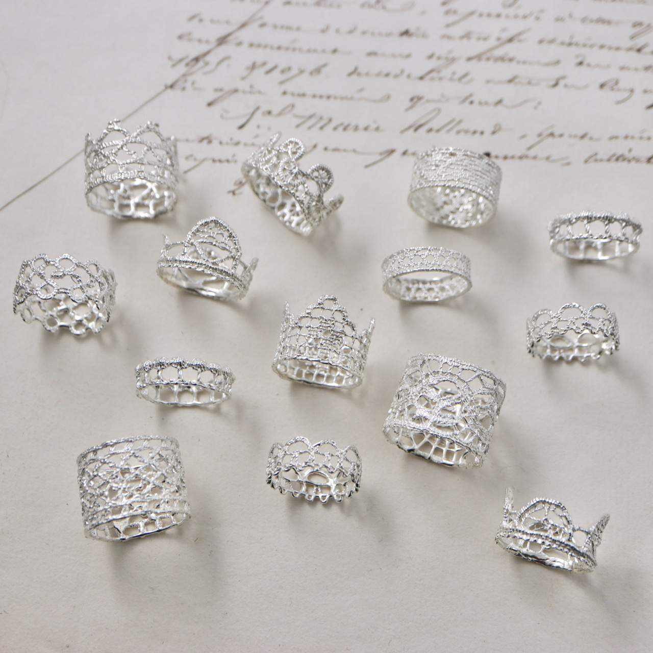 Cocoaのアンティークレースリングが入荷しました