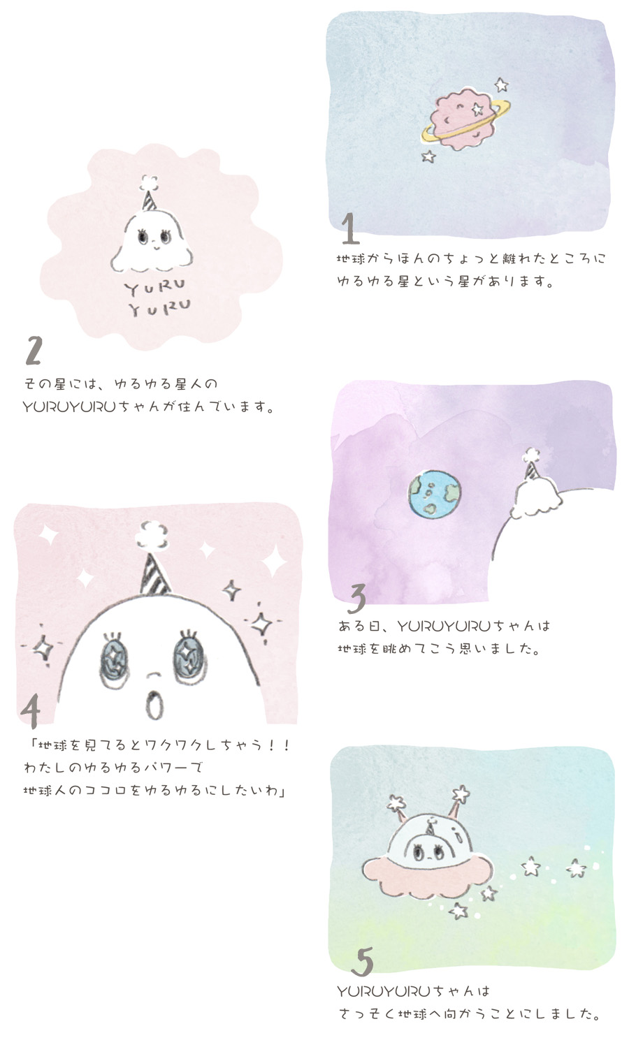 はじまりのおはなし①　YURUYURUちゃんがやってきた　の巻。