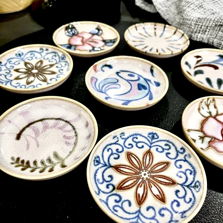 涼し気な装い＊./和の絵柄がおしゃれな小皿✨✨