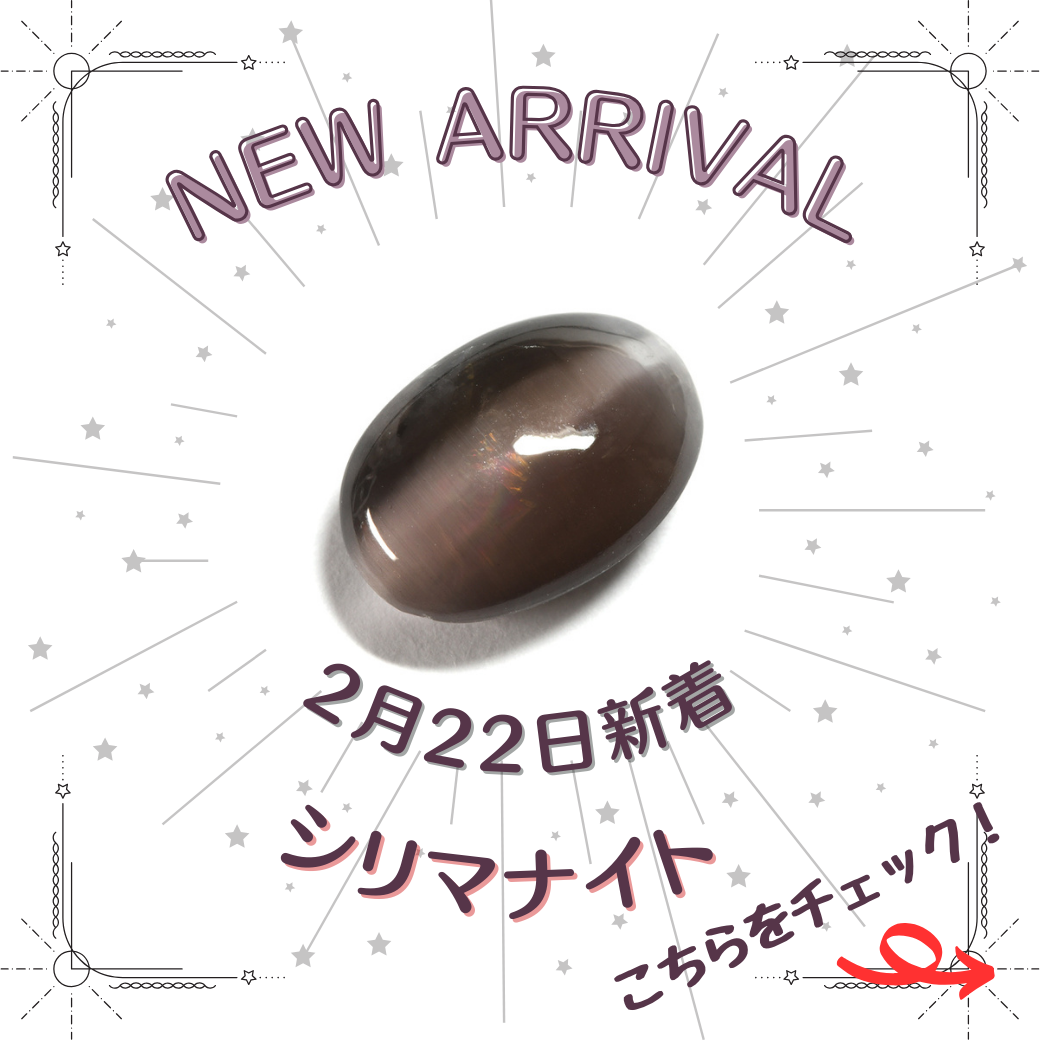 2/22新着 | シリマナイト