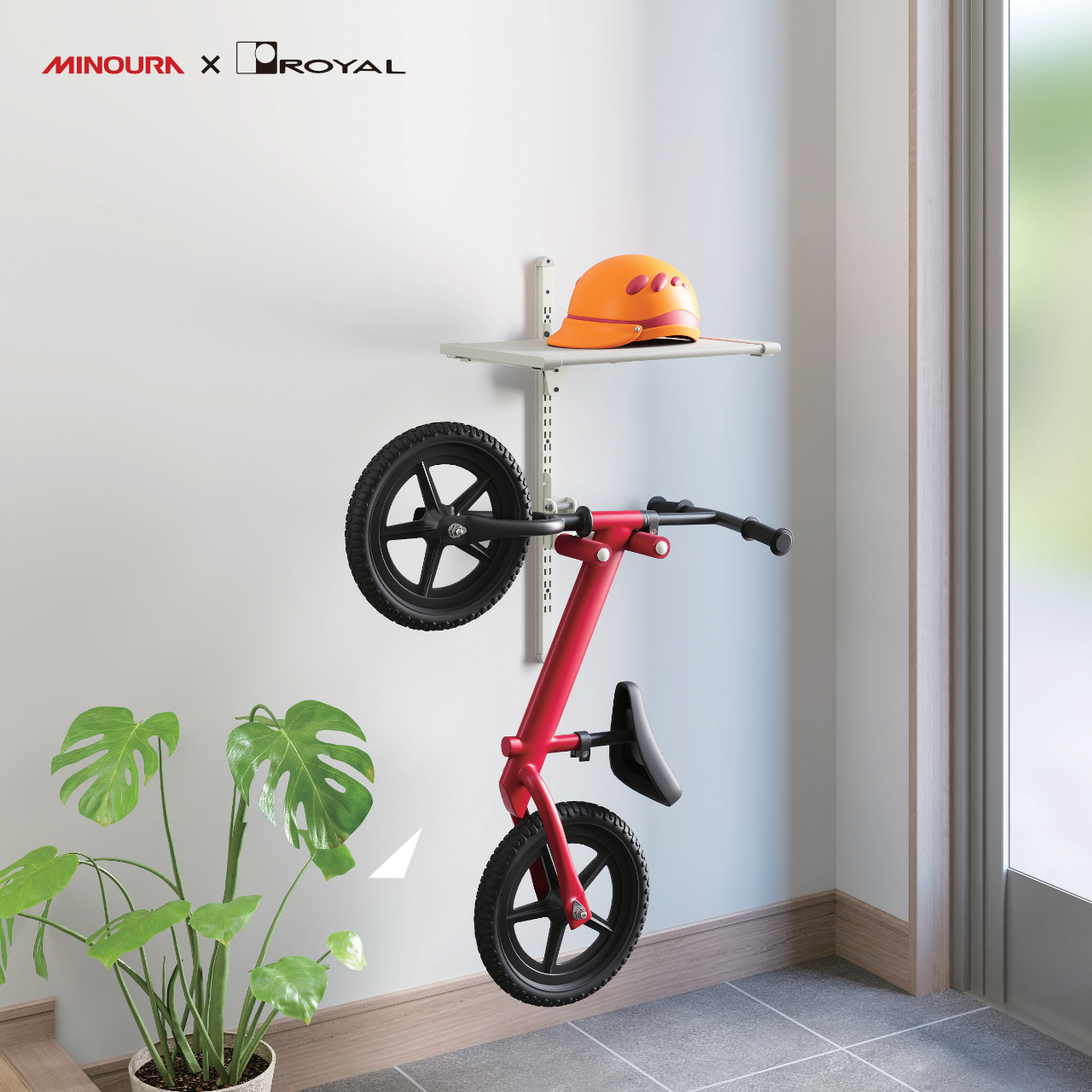 【玄関収納・土間収納】子供が自分で片付けられる、キッズバイクラックのある玄関収納術