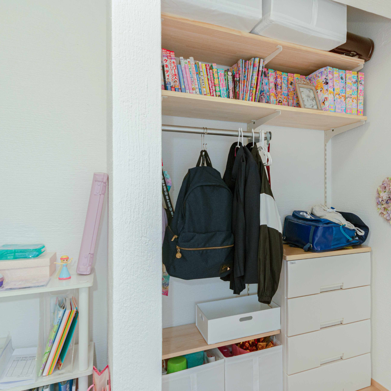 【子供部屋】収納は「成長に合わせて動かせる」が正解？可動棚活用法