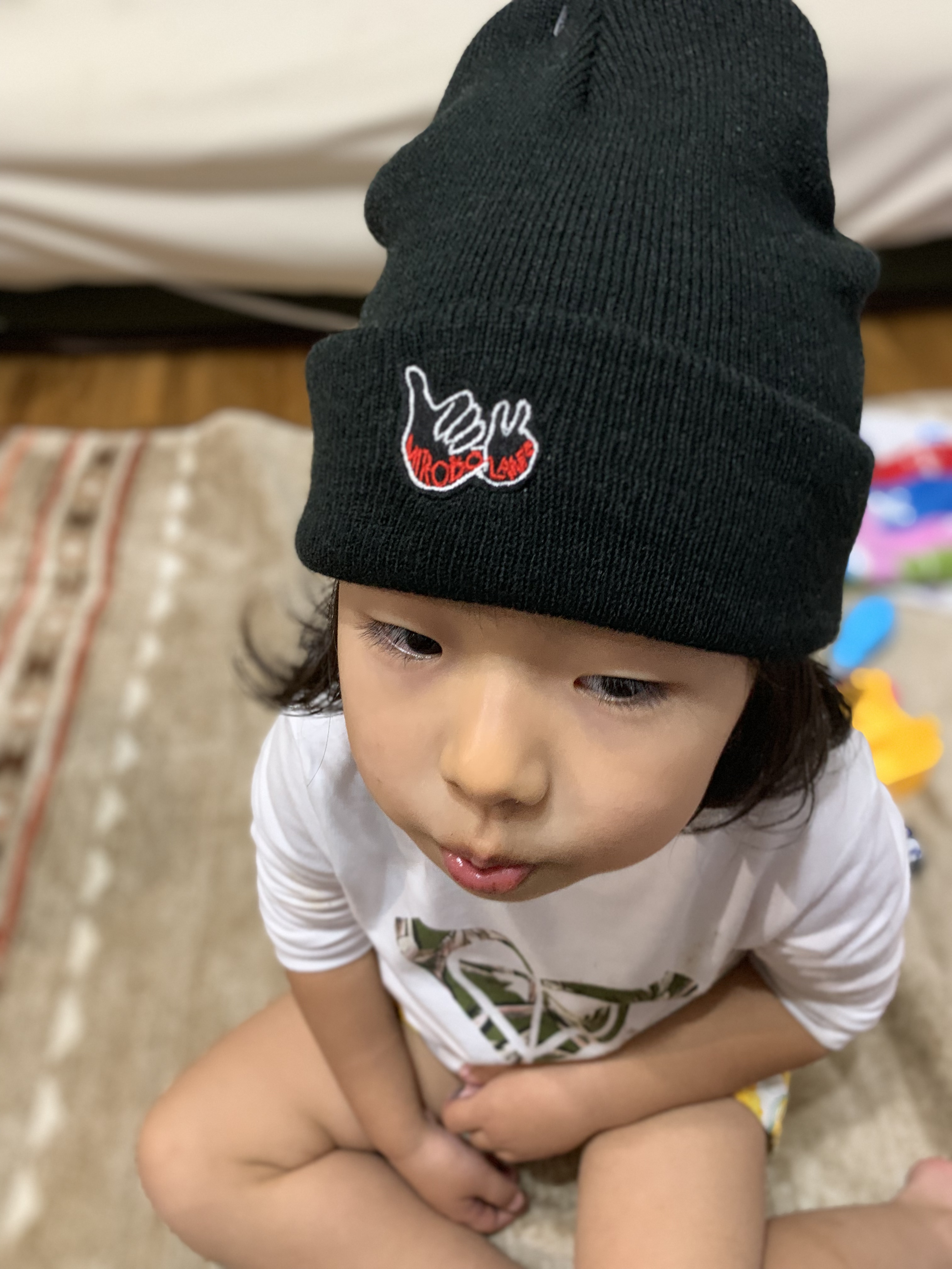 親子お揃いニット帽子