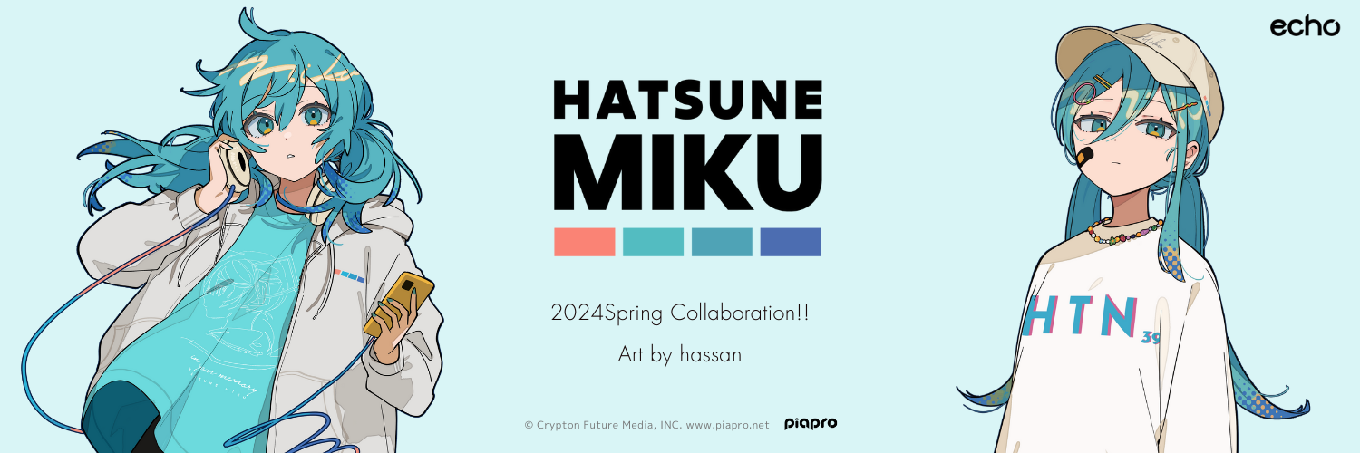 2024年春　初音ミク新商品販売開始！