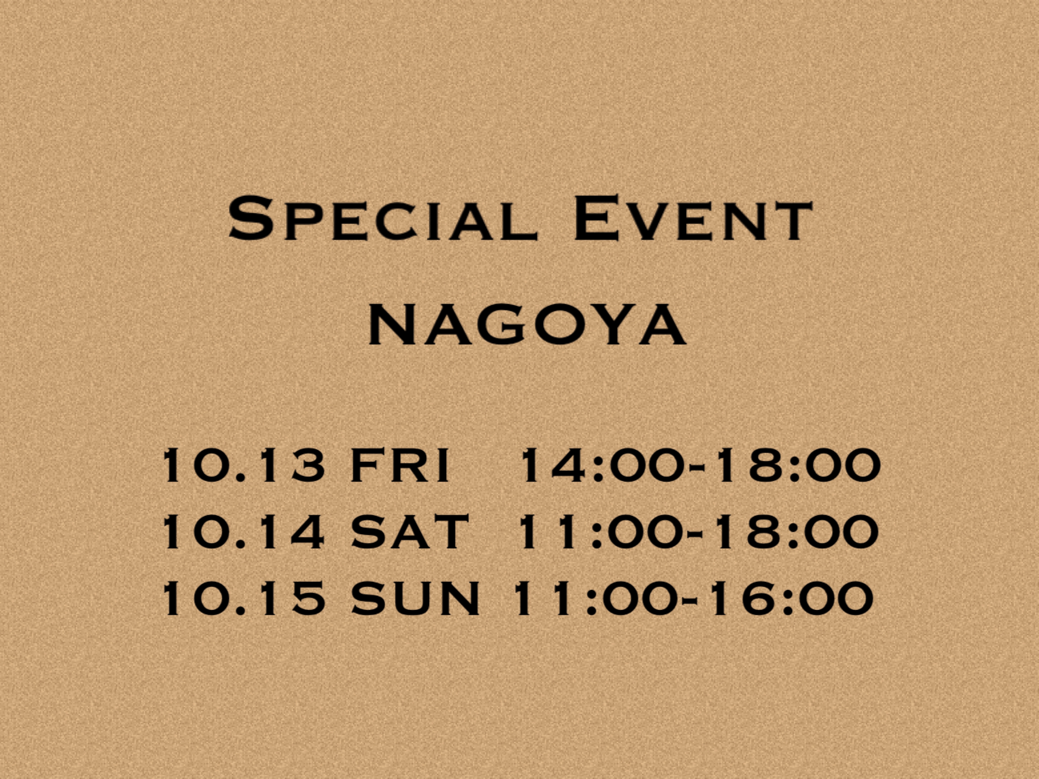 Special Event at NAGOYA