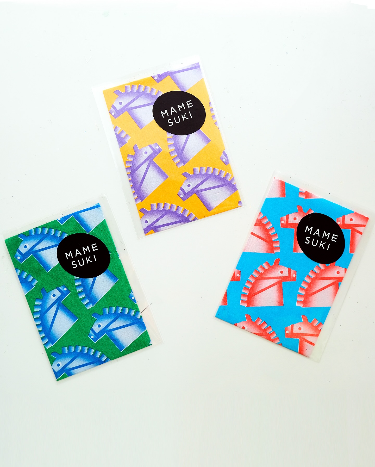 【MAMESUKI 新作コレクション】2026年干支モチーフ［夜の馬］新色💛🩵💚