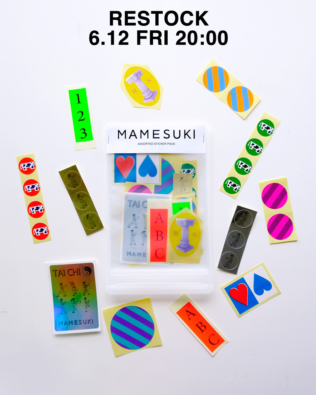 【お知らせ】6/12（金）20:00〜新作＆人気アイテム入荷します🌈