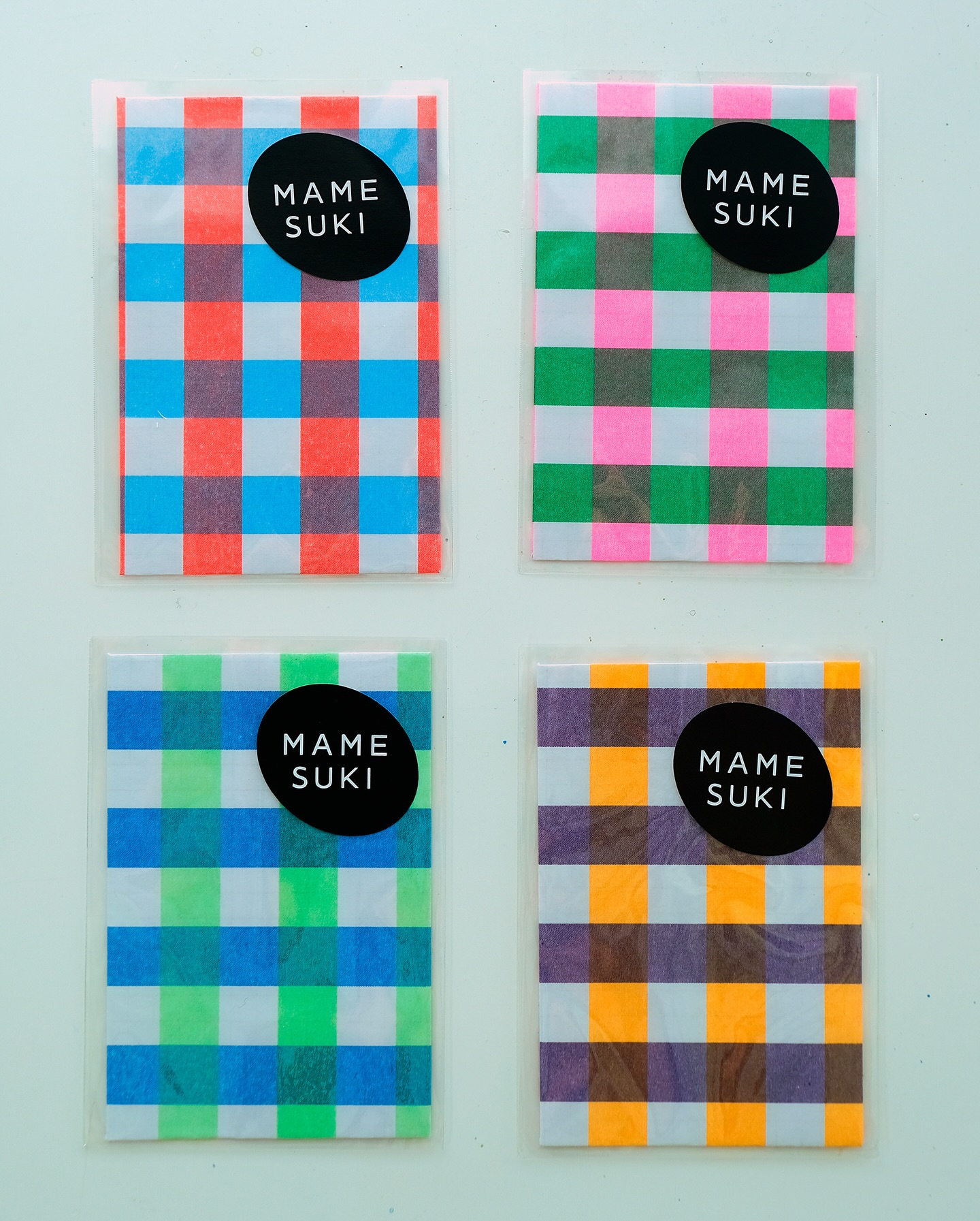【MAMESUKI 新作コレクション】［MAMESUKI チェック］💜💚❤️