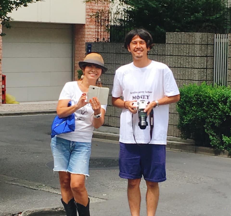 仕事終わりの笑顔
