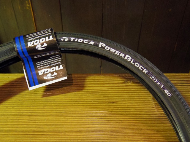 TIOGA (タイオガ) パワーブロック 20"×1.40" 追加しました