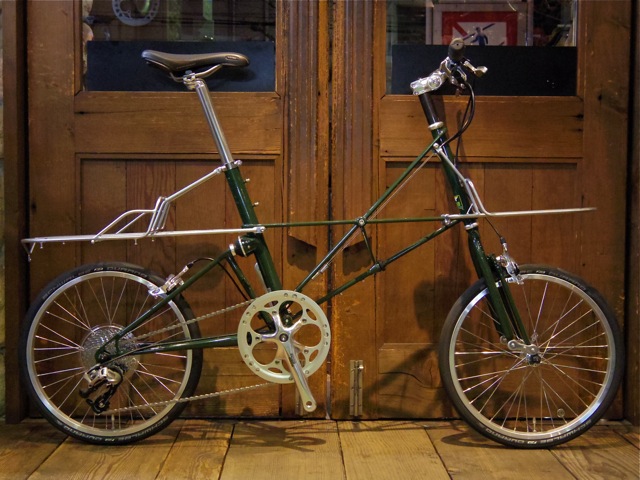 モールトン TSR 前後キャリア装着例