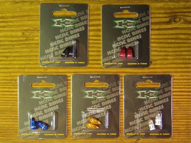 KCNC アルミバルブキャップ （フレンチ/仏式） 追加しました