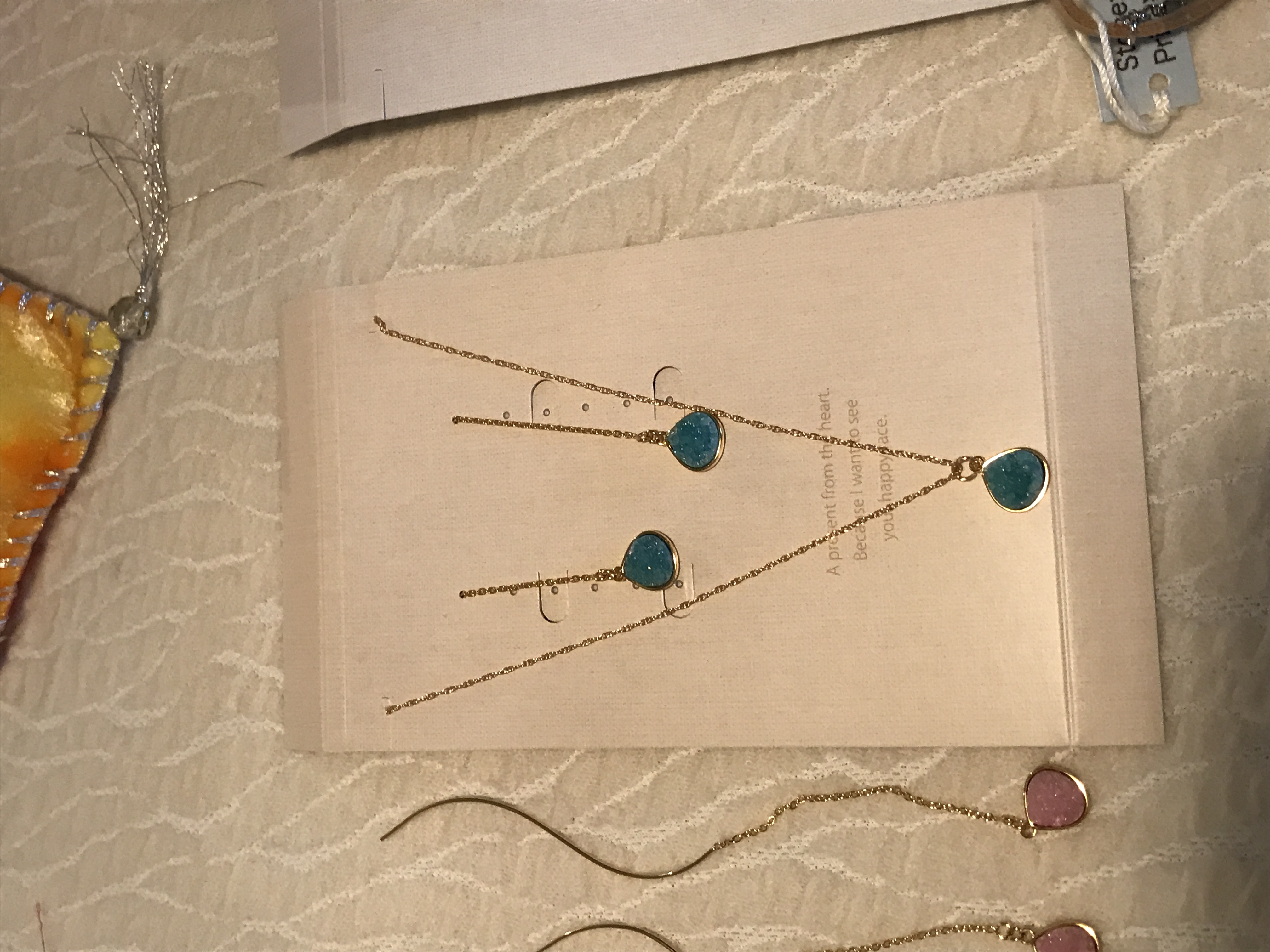 【sold】ドゥルジークオーツ ピアス&ネックレス