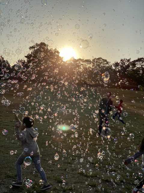 千葉県最大の公園でシャボン玉で遊びつくしてみませんか？ 千葉市 昭和の森公園