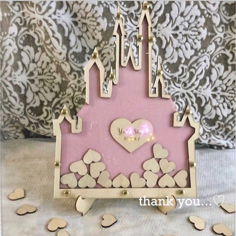 ディズニー風ウェディング 結婚証明書 ハートドロップス Mylea ウェデングアイテム 本革スマホケース