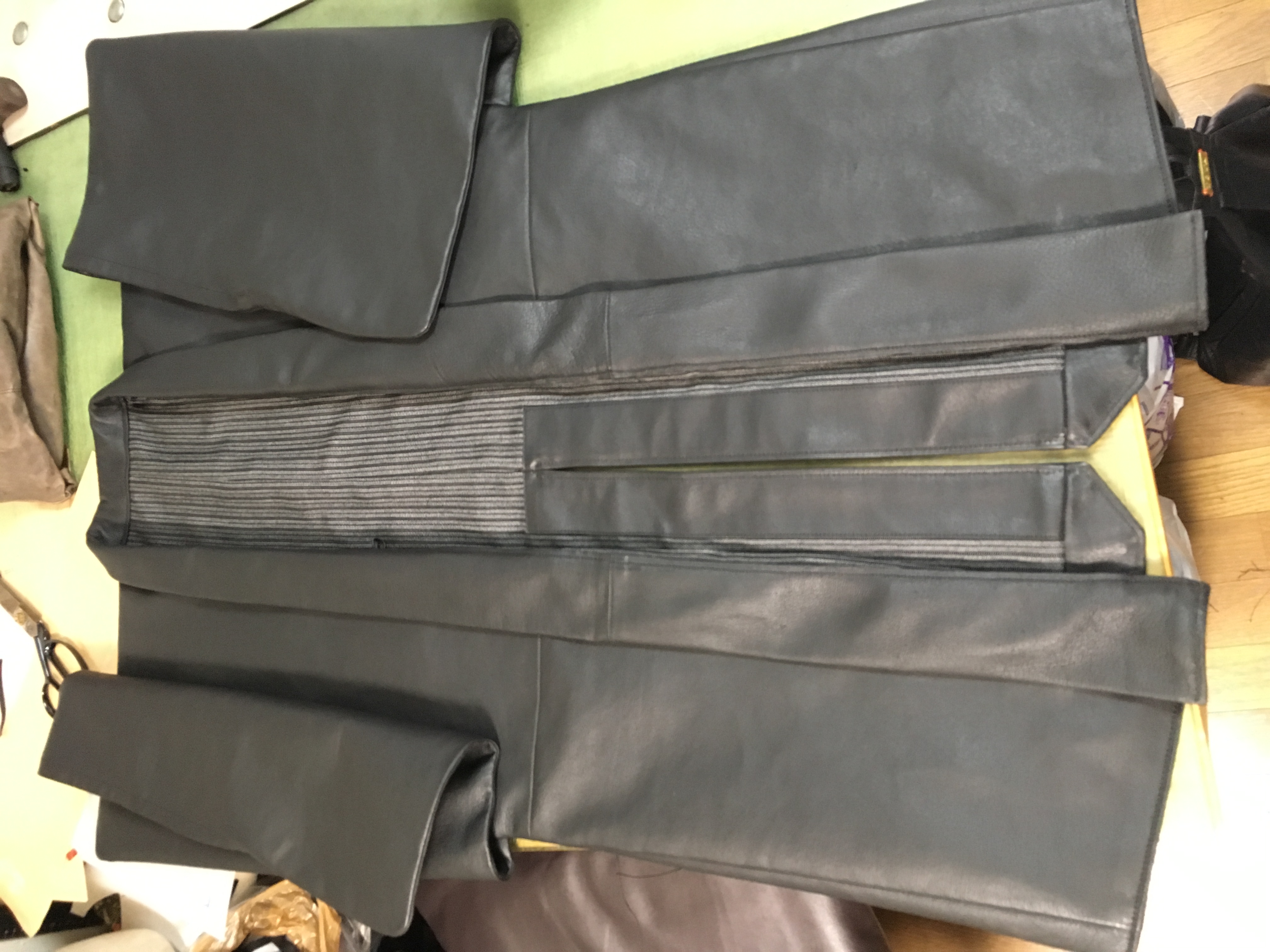 オーダー品 革羽織完成