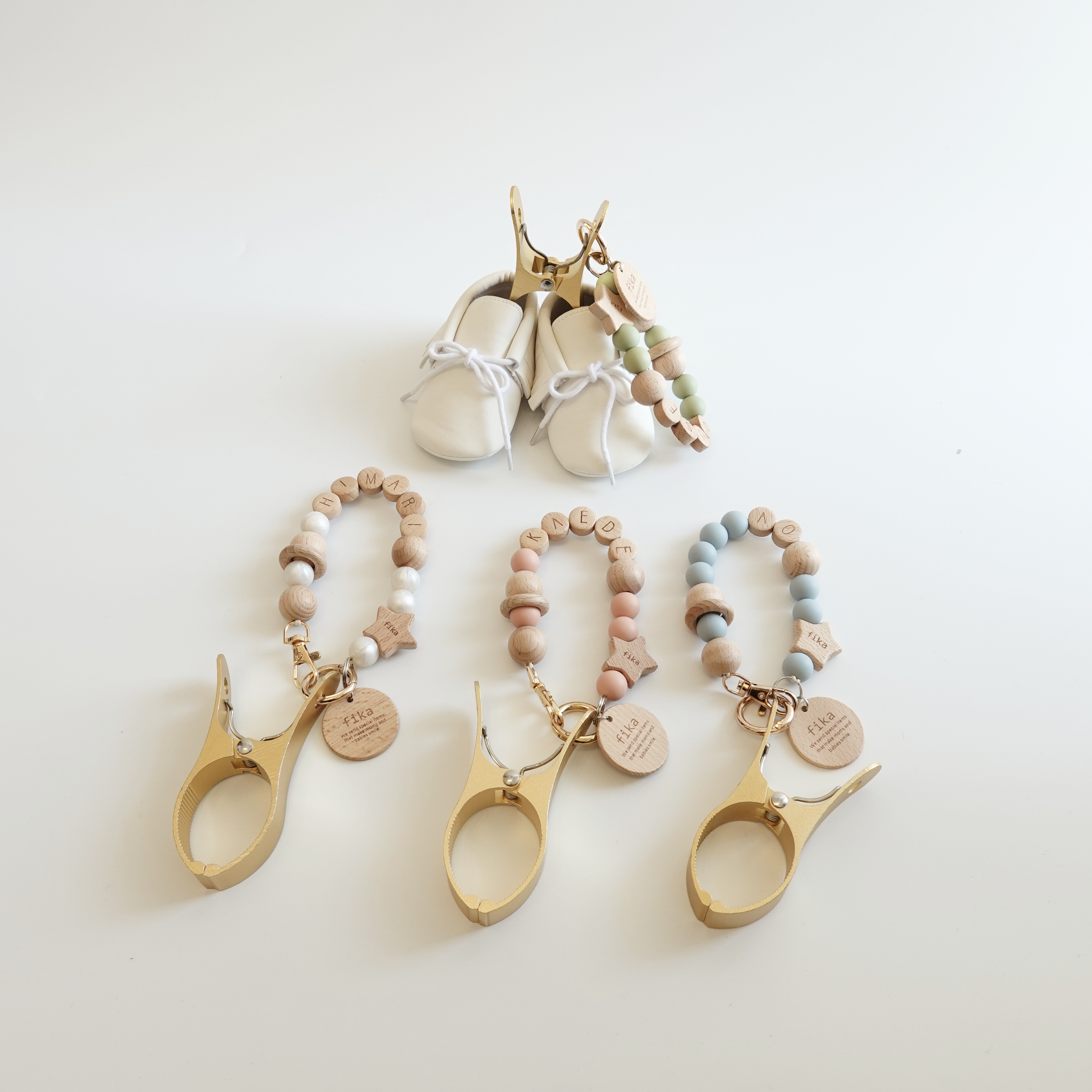 名入れシューズクリップ店頭オーダー