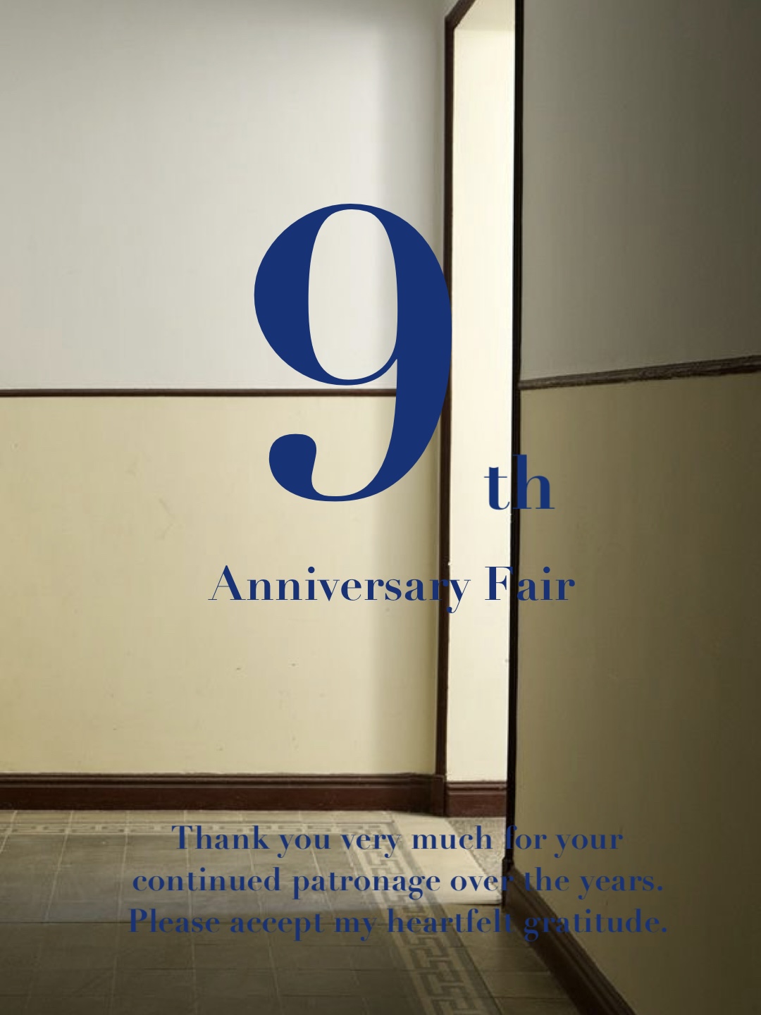9th Anniversary fair