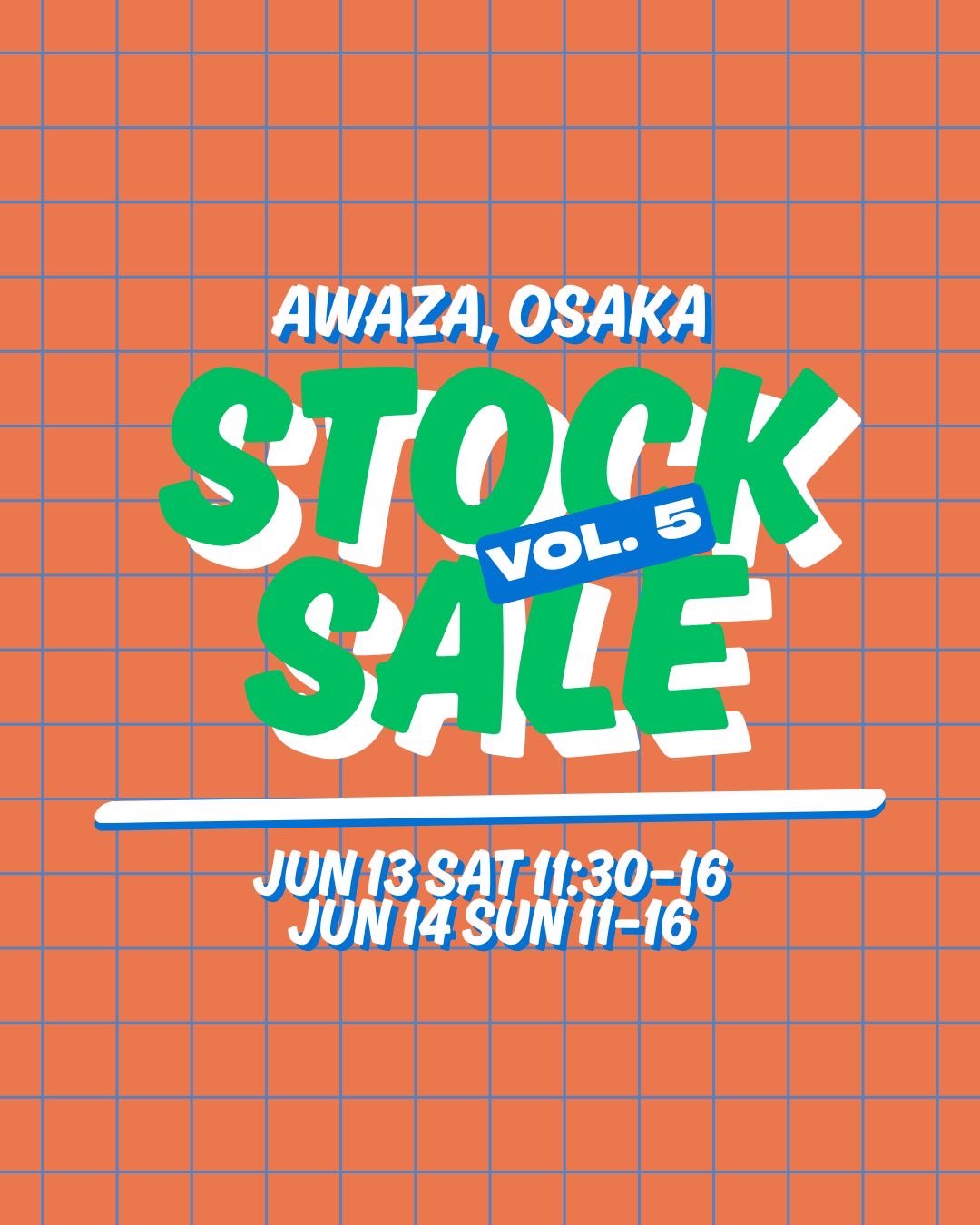 6/11(thu)14:00-6/15(mon) Online shop CLOSEのお知らせ