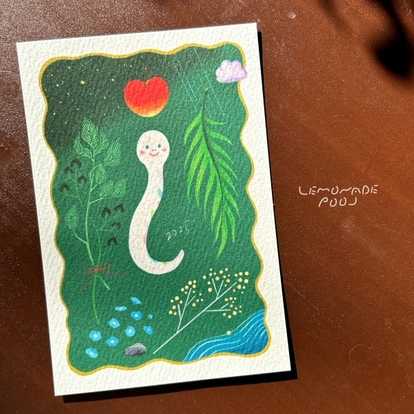 干支のイラストを描きました