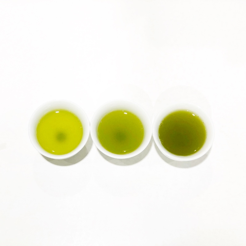産地の違うお茶比べてみました。こんなに違います！