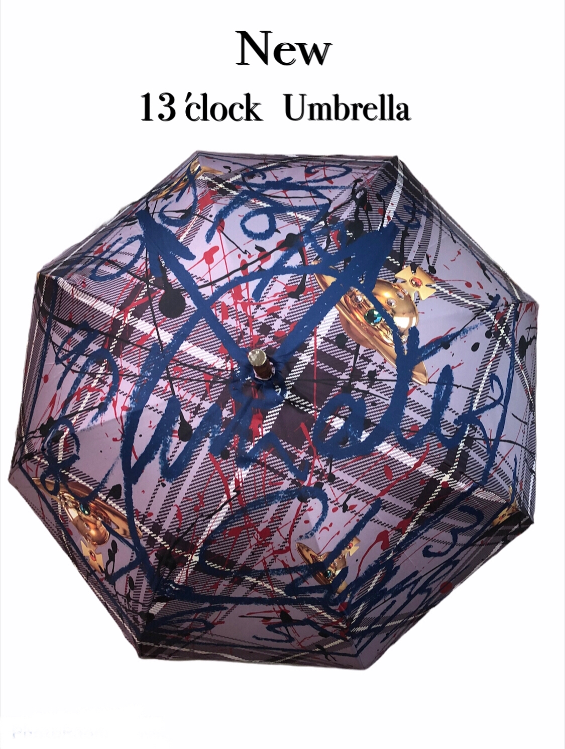 Vivienne Westwood 20-21 A/W13 'Clock Umbrella