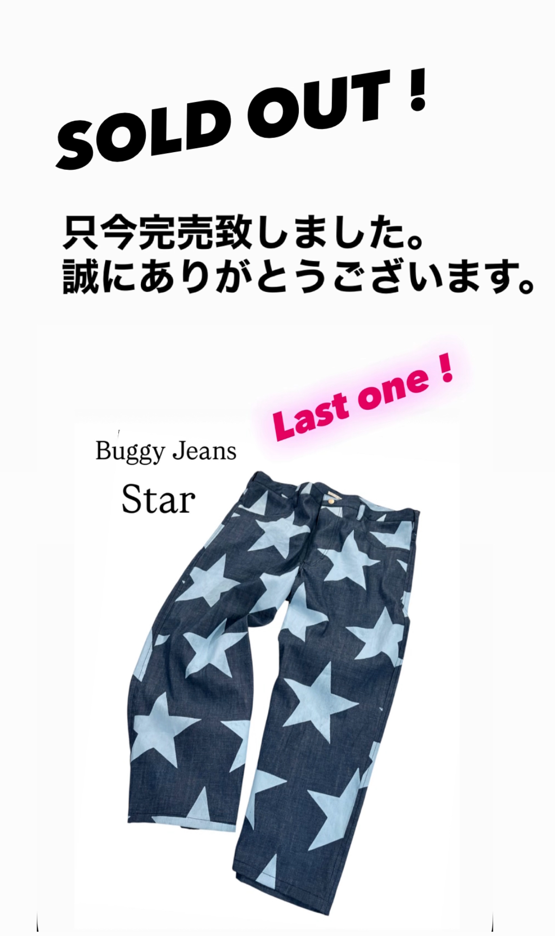 完売致しました。