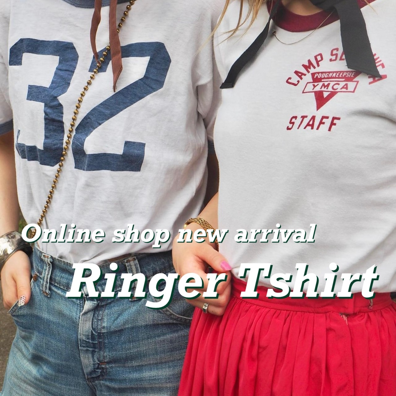 New Arrival ! Recommend "Ringer tee"♬