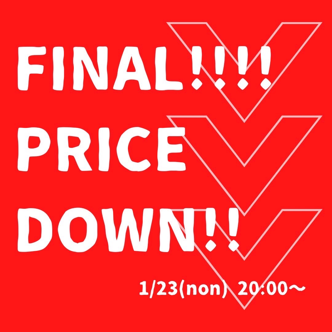 FINAL SALE!!50%OFF商品増量!!