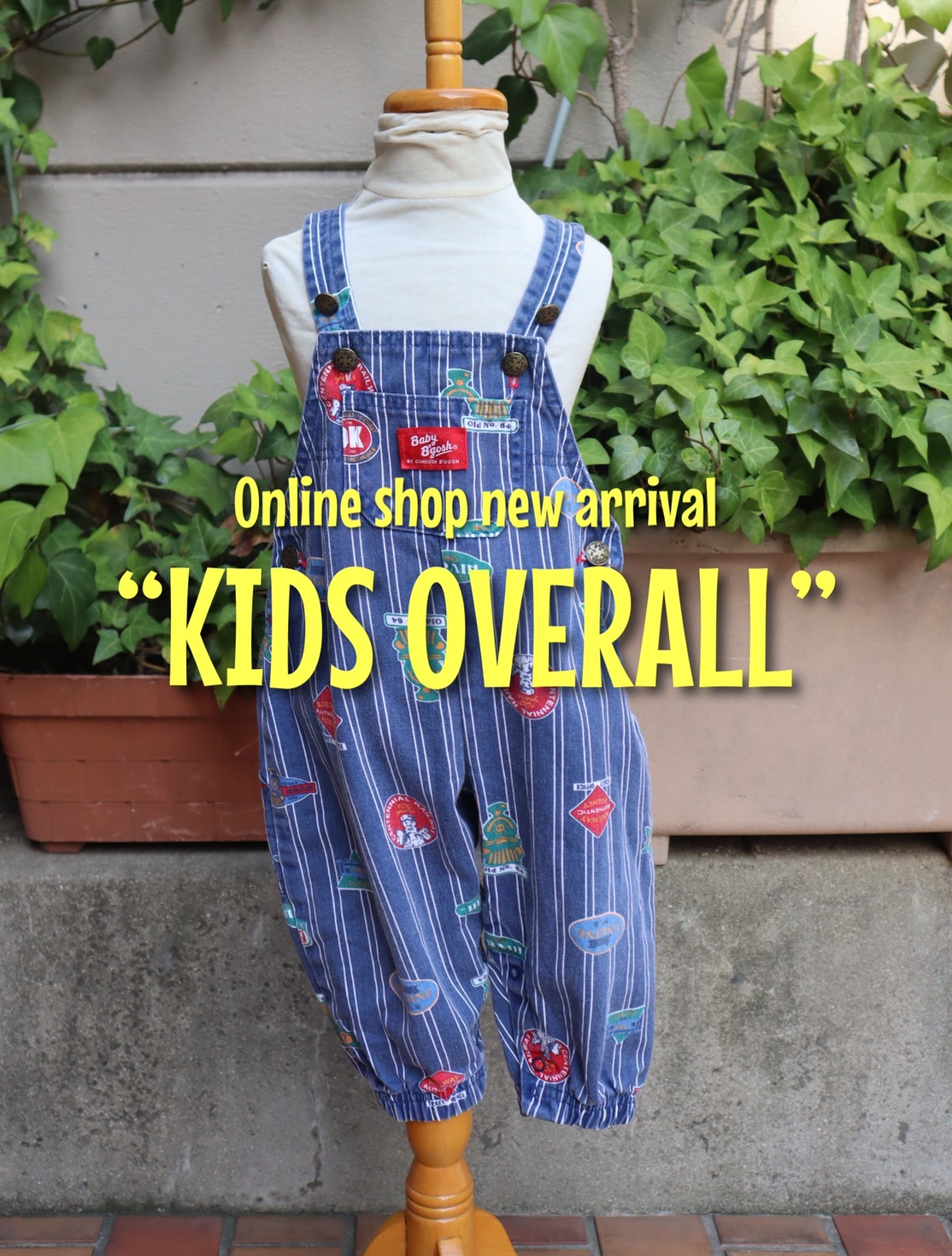 online shop new arrival "KIDS OVERALL"☆