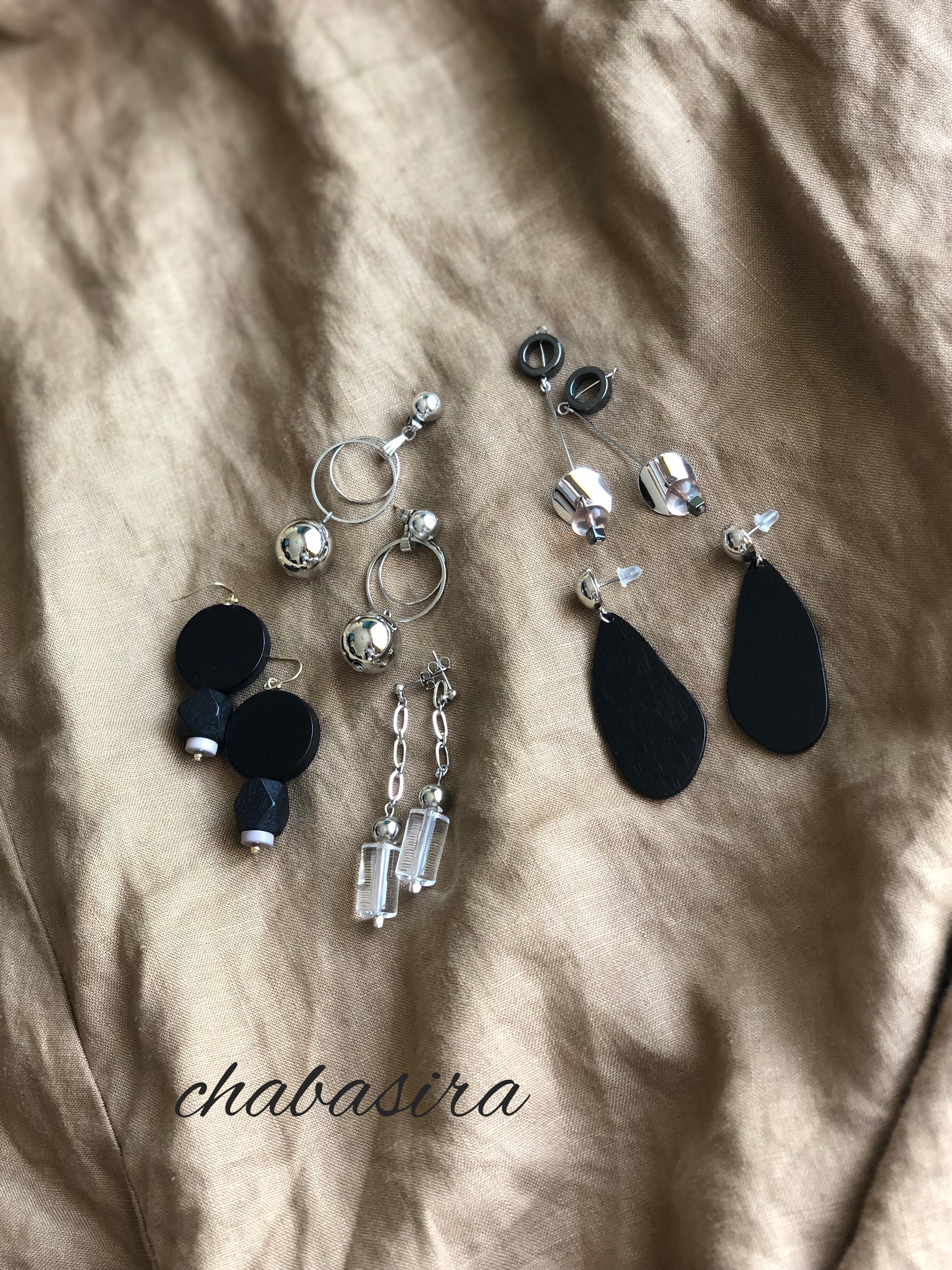 Cool color earrings
