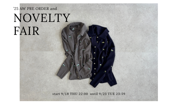 NOVELTY FAIR / 2025.9.18 Thu 22:00 START !