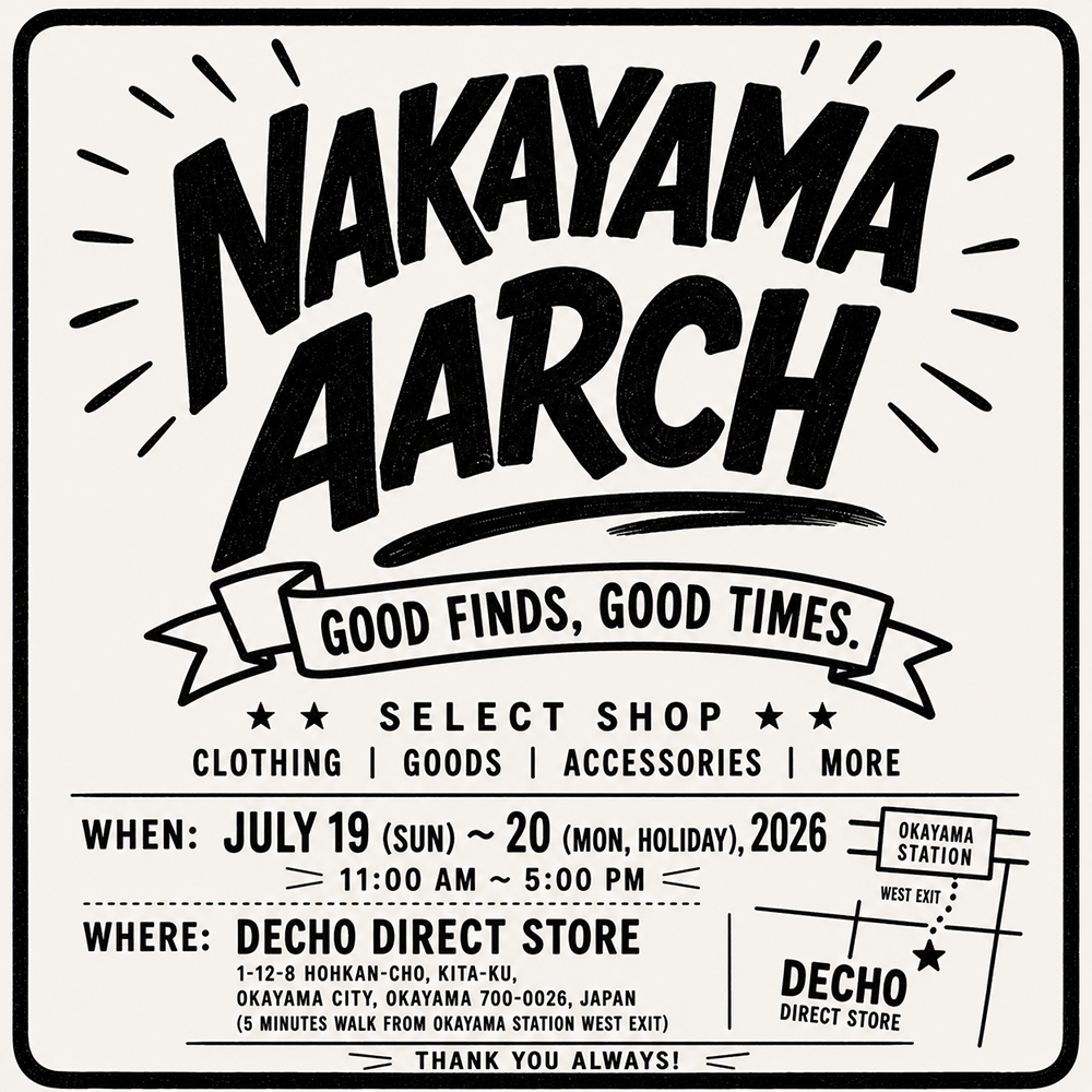 Re-ACT POP UP STORE in NAKAYAMAAARCH 開催のお知らせ