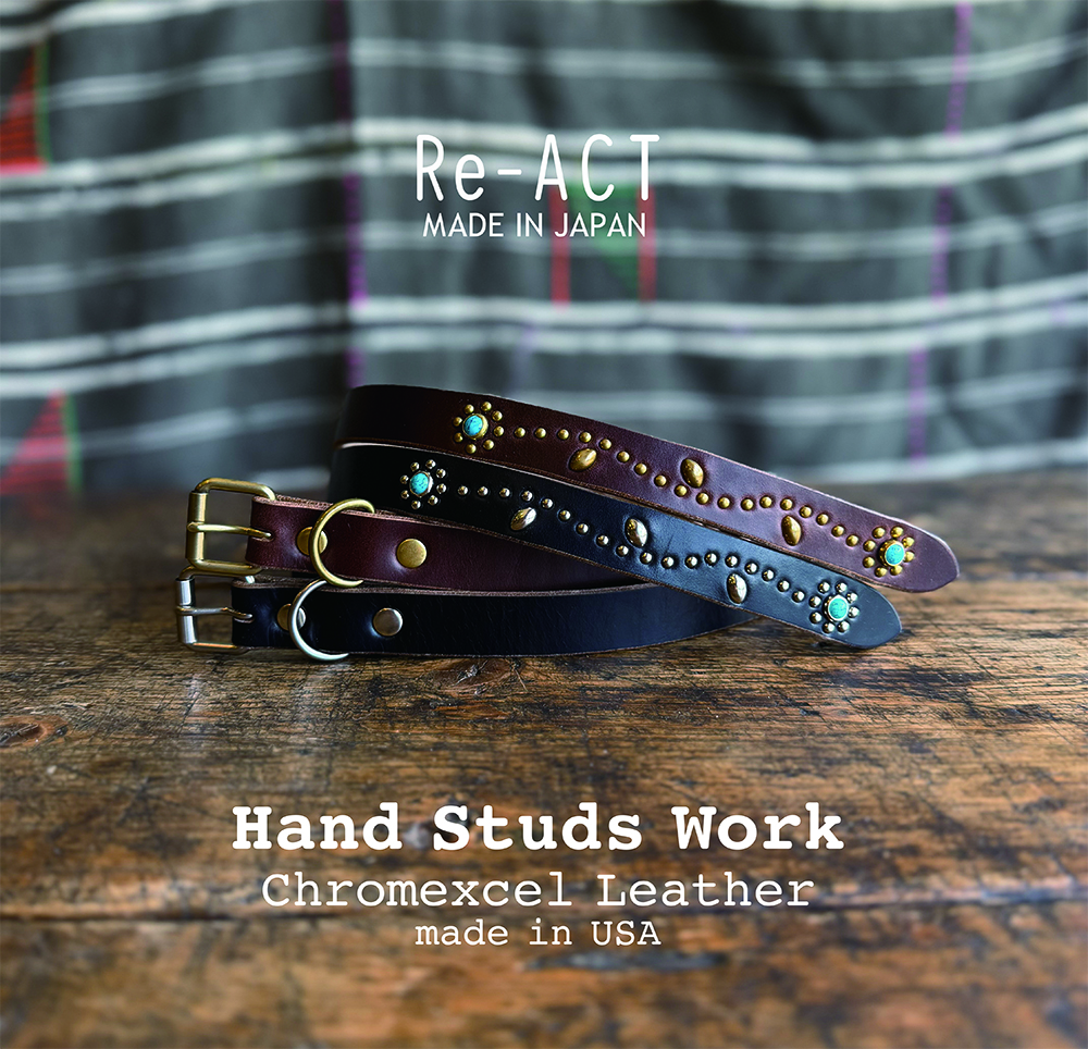 Re-ACT STUDS SERIES 新作ナローベルト