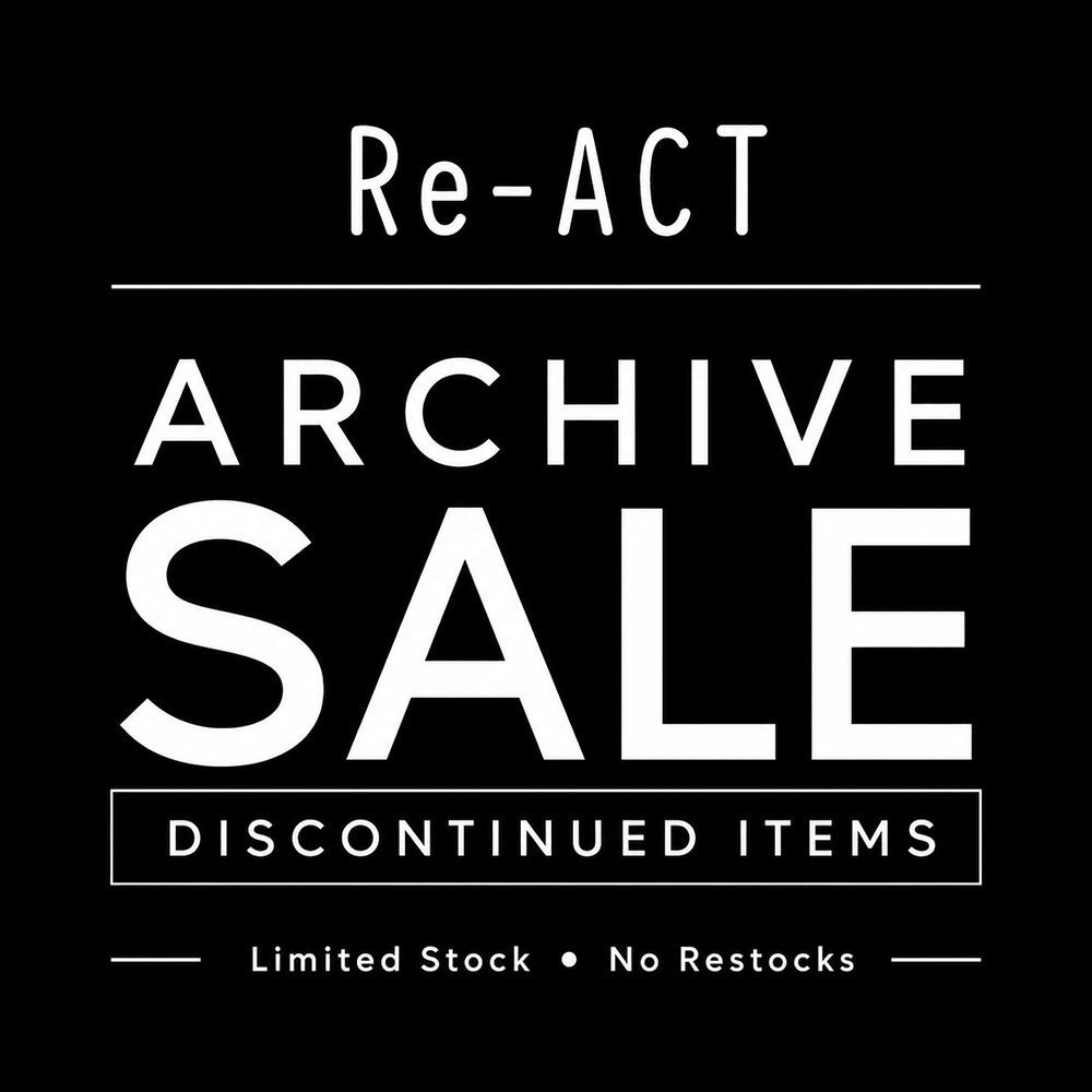 【Re-ACT】ARCHIVE SALE開催|廃番アイテムを特別価格で