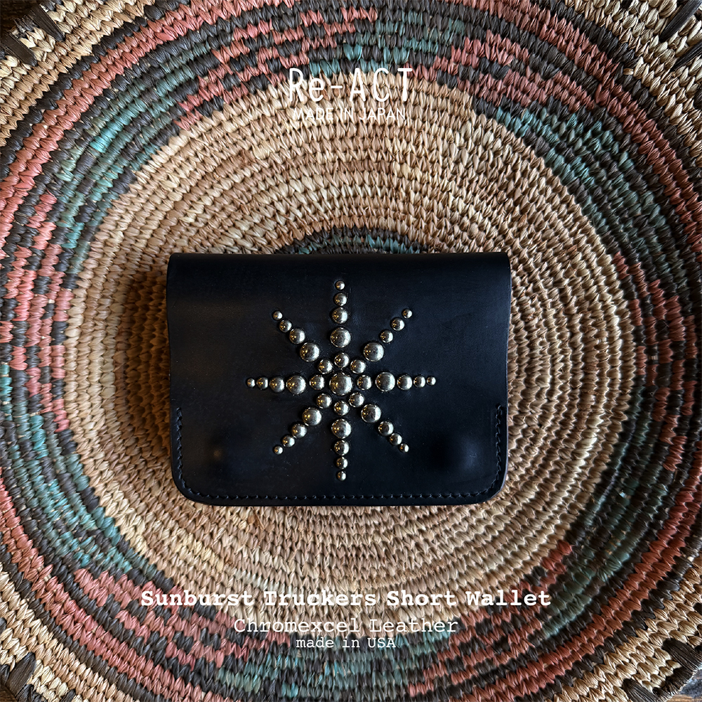 Re-ACT Studs Sunburst Truckers Short Wallet 再入荷