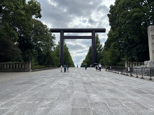 靖國神社に行ってきました。