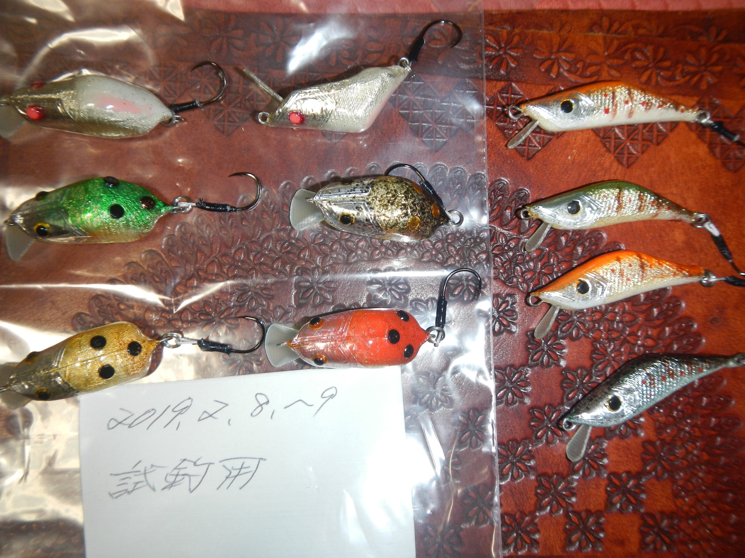 インフルエンザ明けの釣行準備
