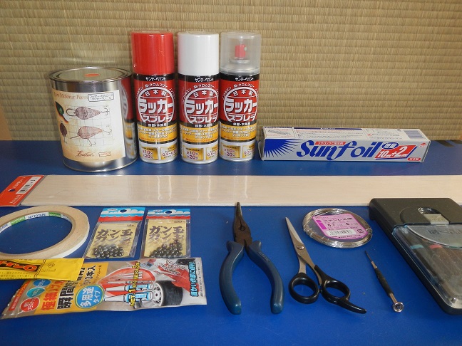 どぶ漬けの間に　材料及び工具・作品紹介
