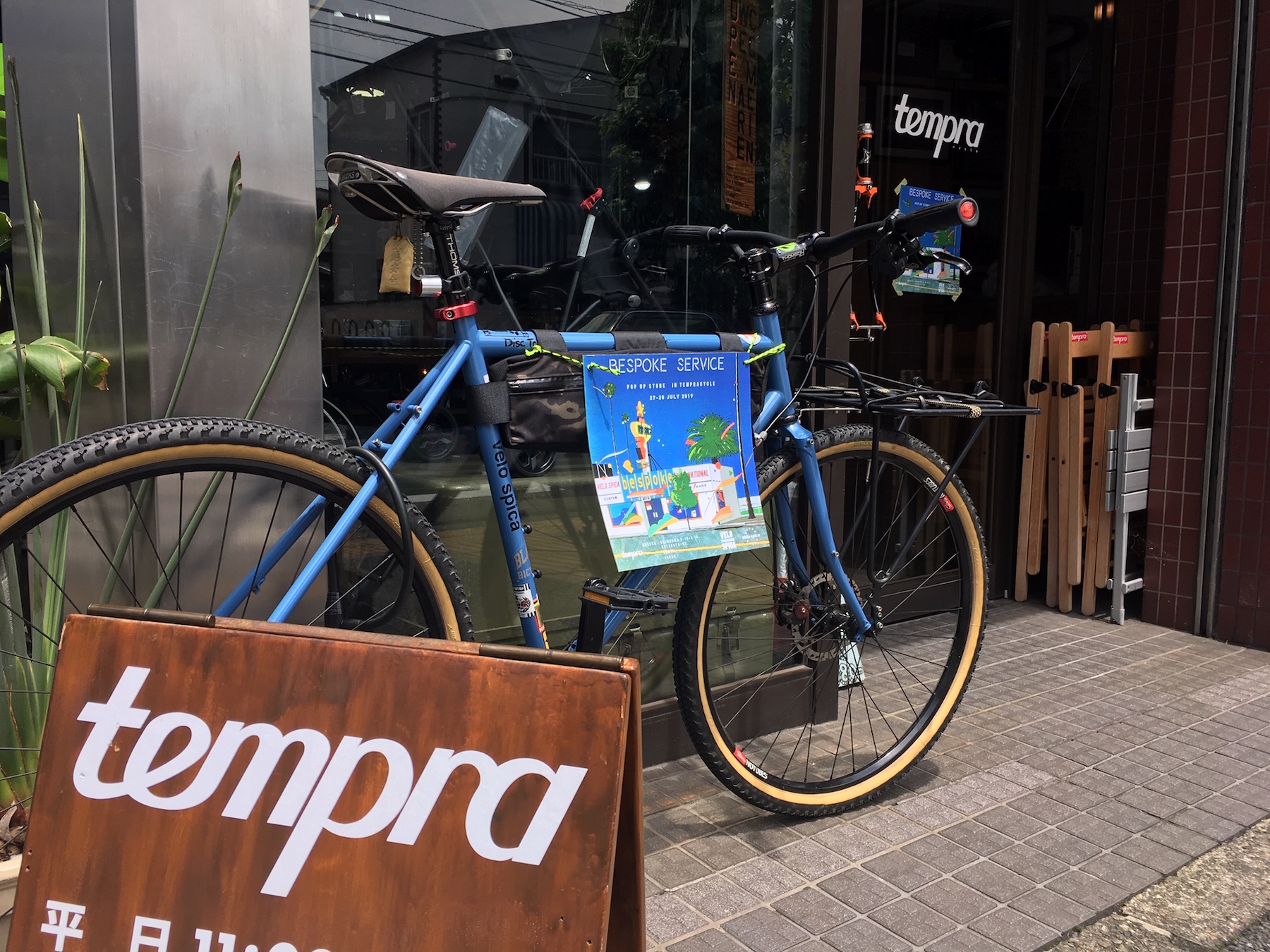POP UP STORE "BESPOKE SERVICE" in tempra cycle 