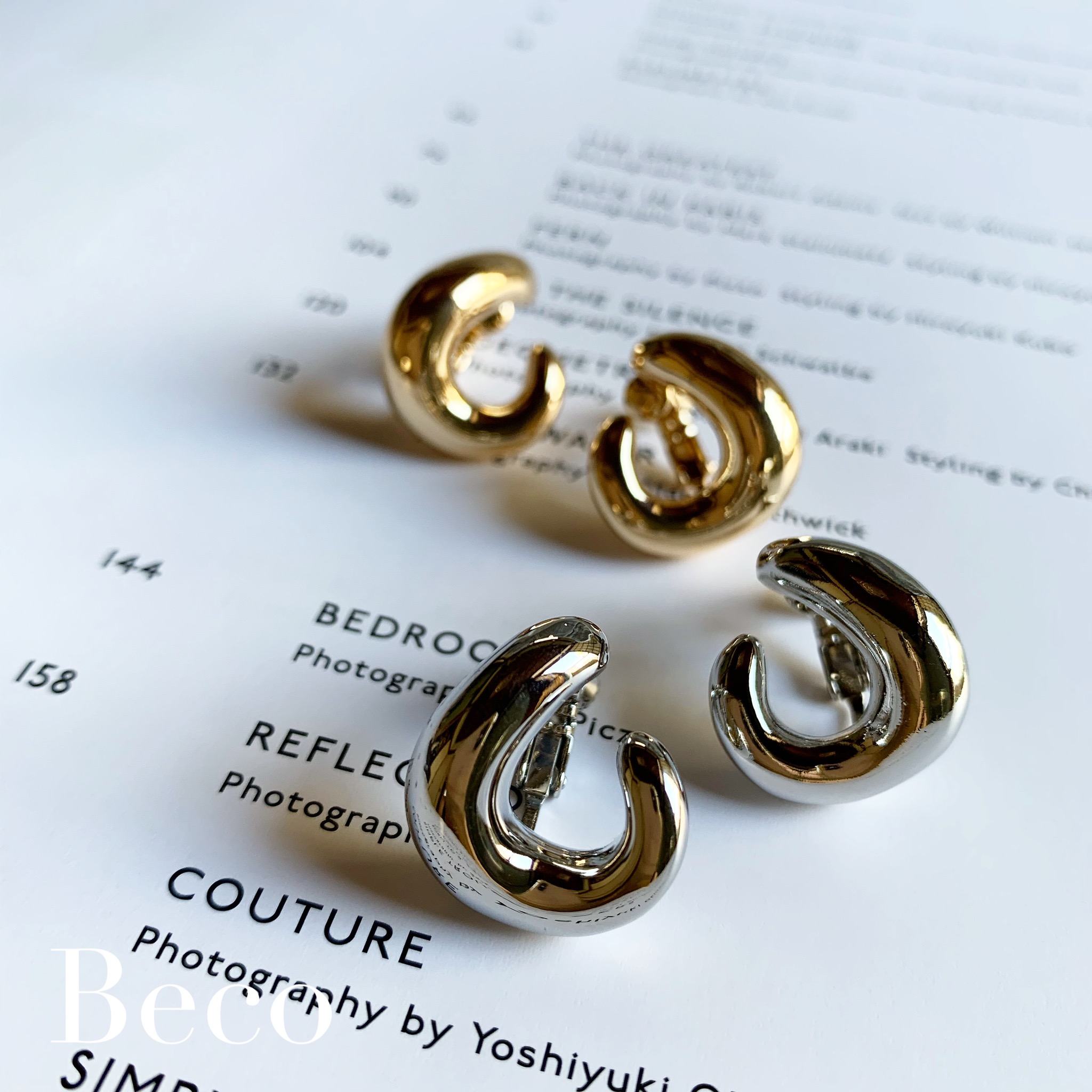 metal earrings♡