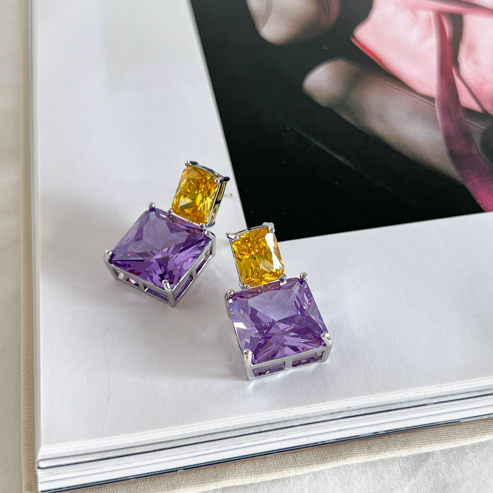 yellow&purple♡