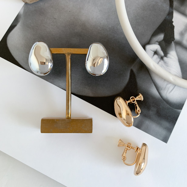 metal earrings♡