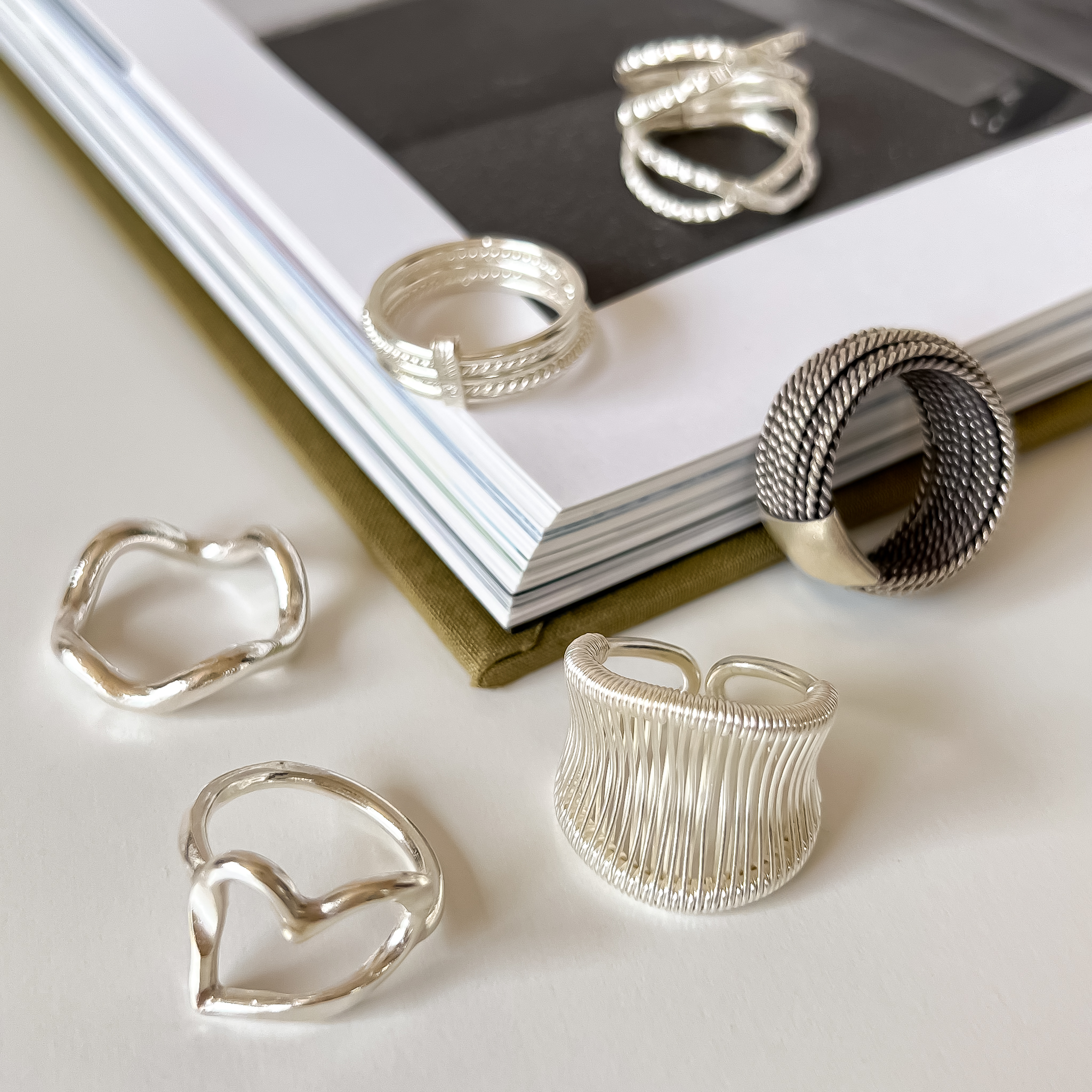 silver ring♡