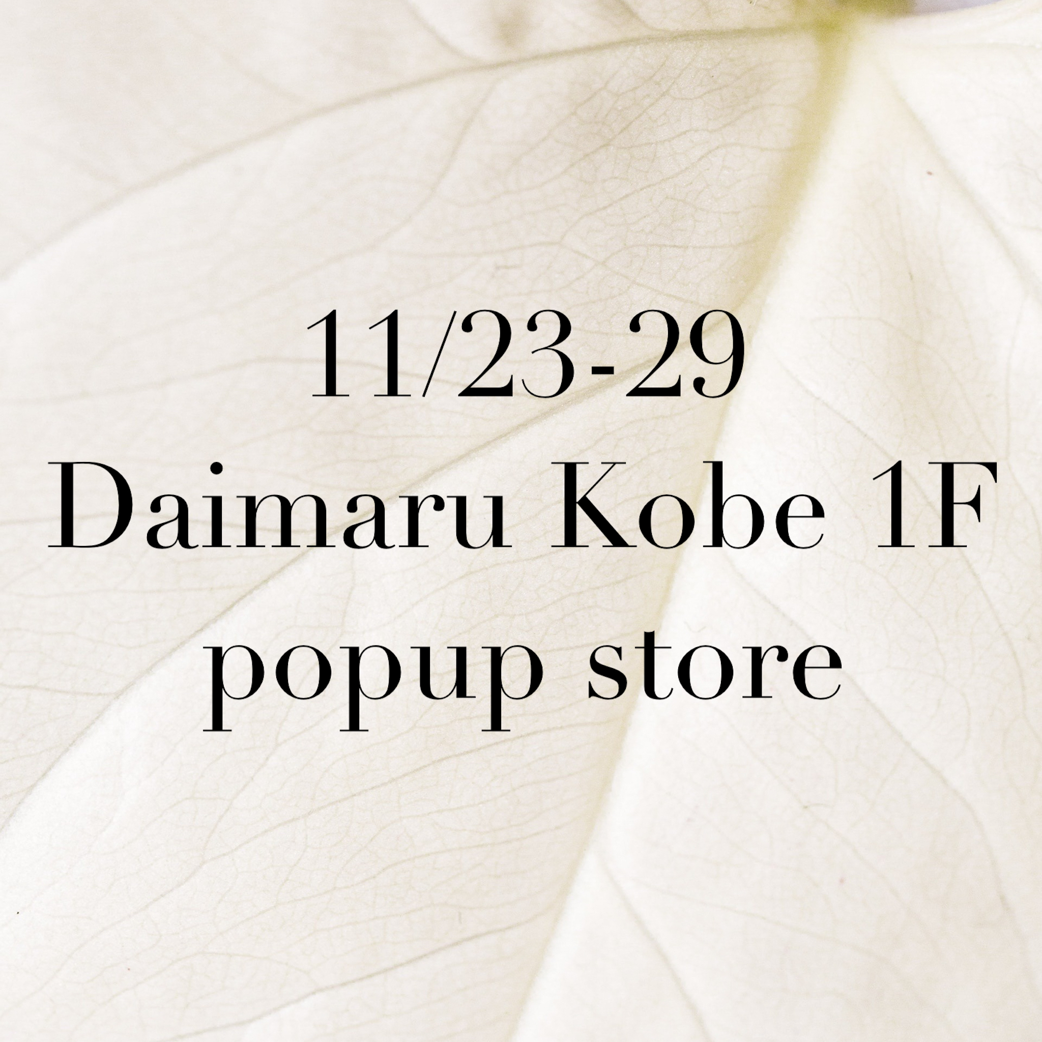 popup store♡