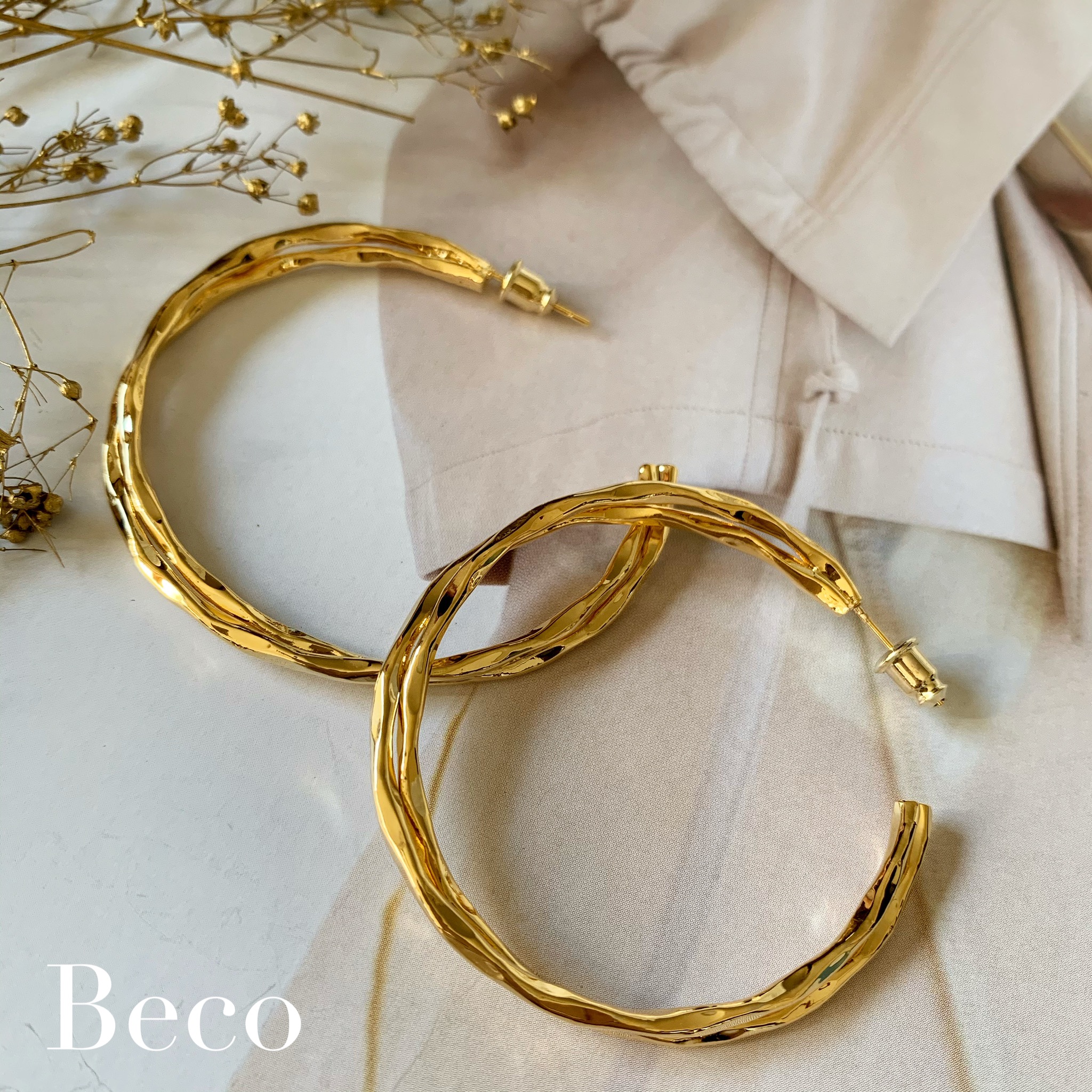 gold hoop♡